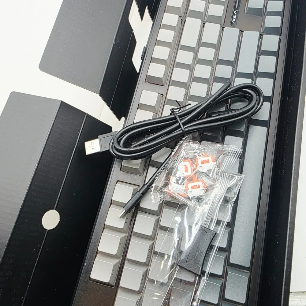 AULA F87 Pro Wireless Mechanical Keyboard 75% TKL Hot Swappable RGB Backlit